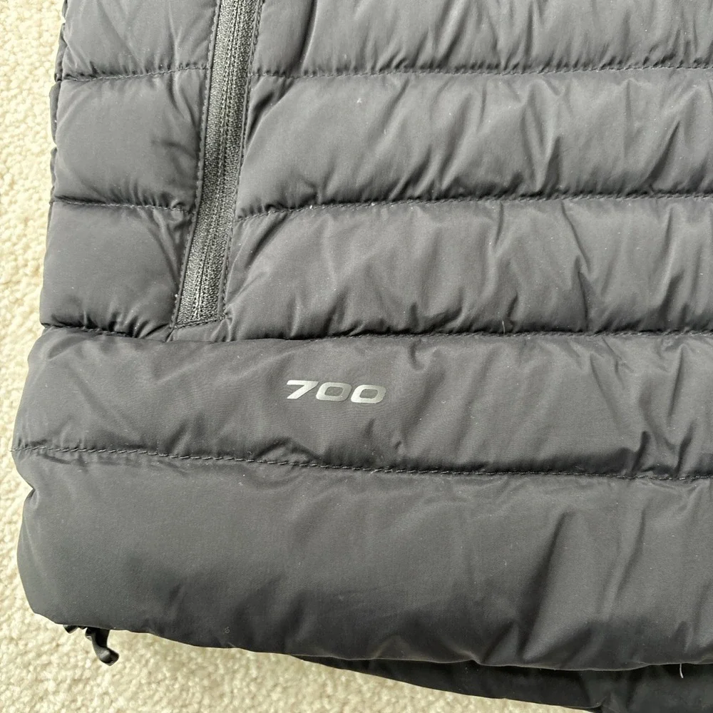The North Face Stretch Down Vest Men Size XL Black 700 Fill Puffer Full Zip